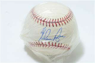 NOLAN RYAN SIGNED BASEBALL WITH COA-NOLAN RYAN FOUNDATION OFFICIAL MLB BASEBALL